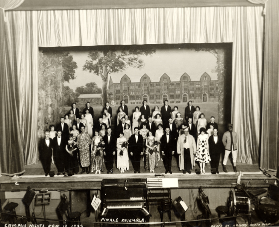 1923 Cast of "Campus Nights"