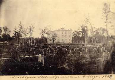 College Hall, circa 1858