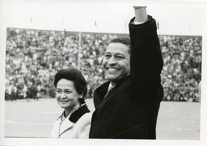 The Whartons at the 1969 Homecoming game