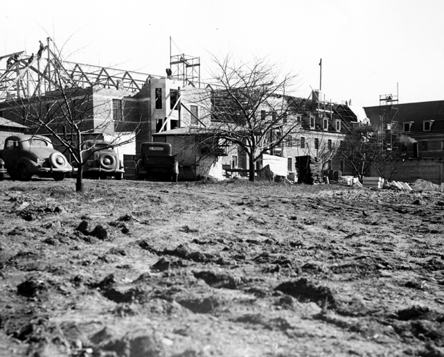 Construction of Mason Hall