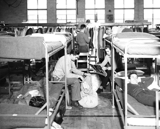 Temporary Housing on Campus, 1946