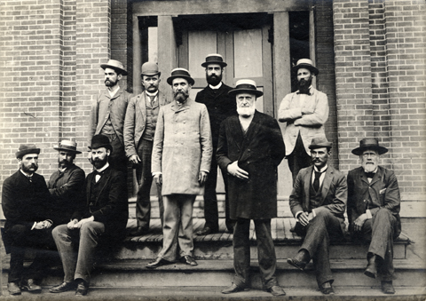The faculty of 1890