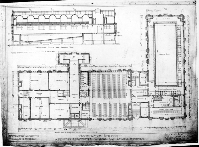 Floor plans for the IM Sports Circle building