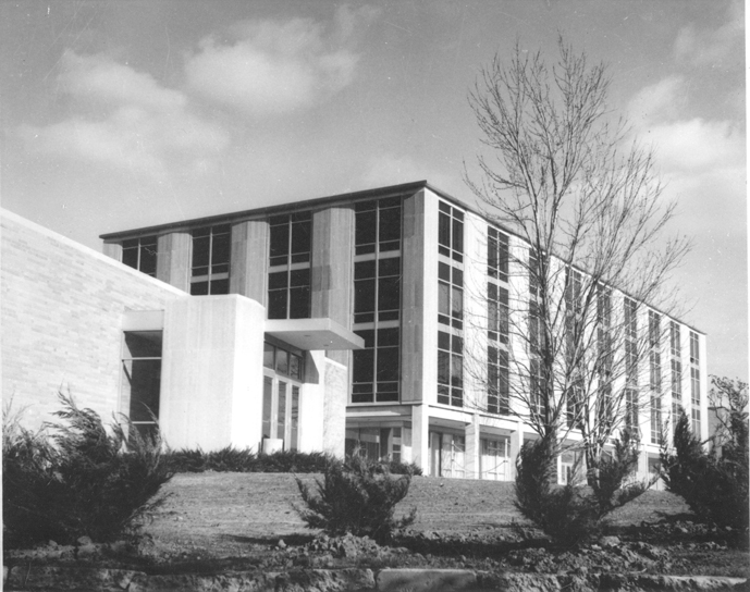 A view of the Eppley Center