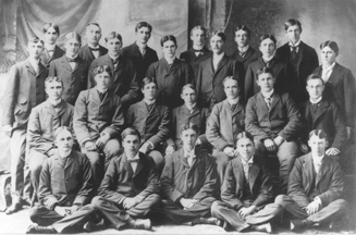 A student class portrait