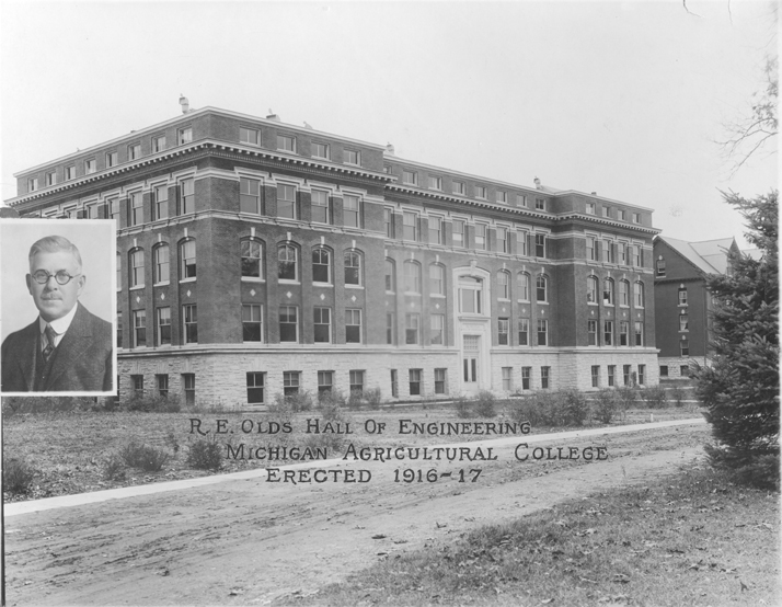 Olds Hall with R.E. Olds