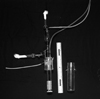 Close up of equipment used by Barnett Rosenberg, 1965