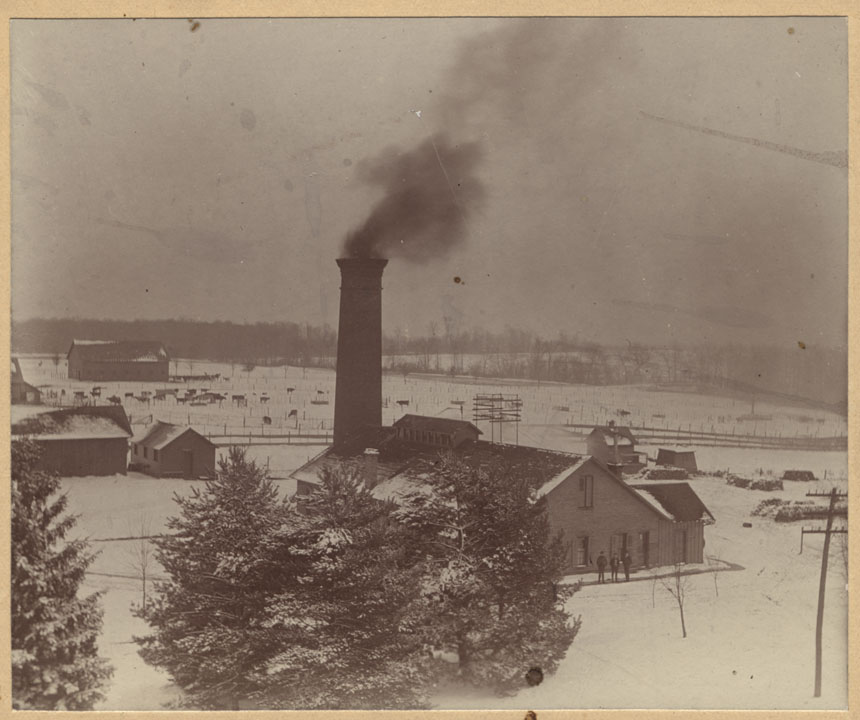 (D)"Old" Power House circa. 1900