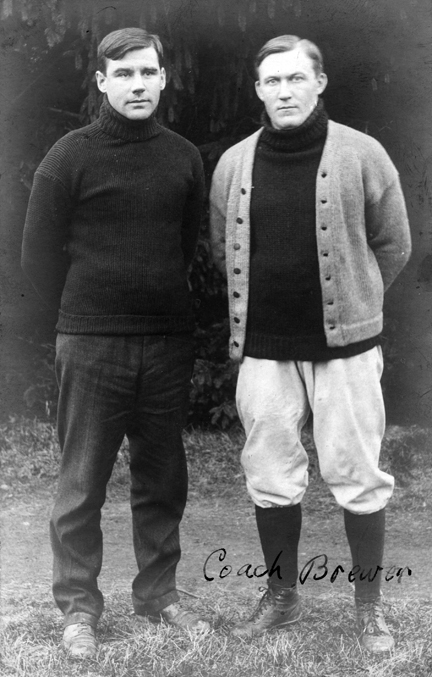 Coach Brewer, M.A.C. football, circa 1900-1909