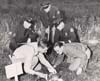 Ralph Turner investigating in the field