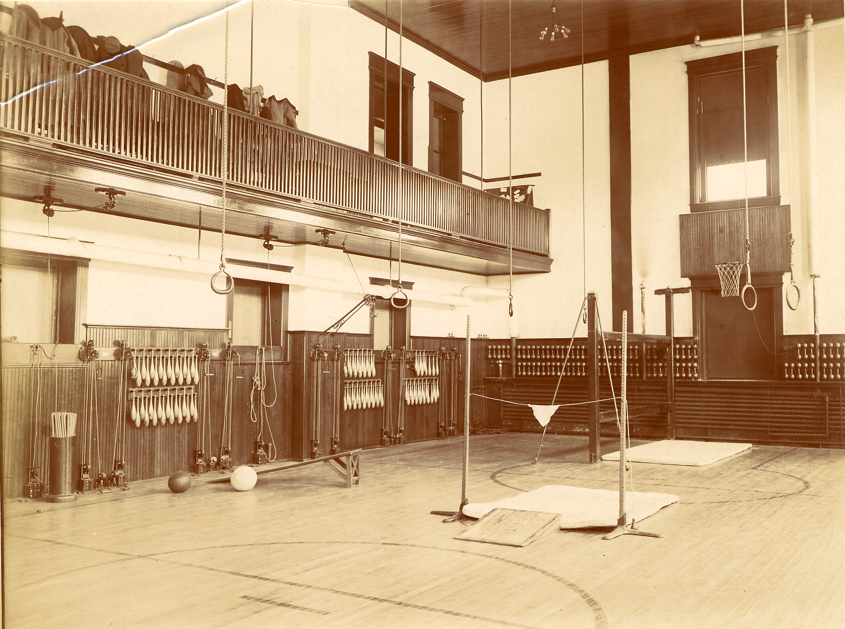Morrill Hall Gymnasium, circa 1908
Morrill Hall Gymnasium, circa 1908