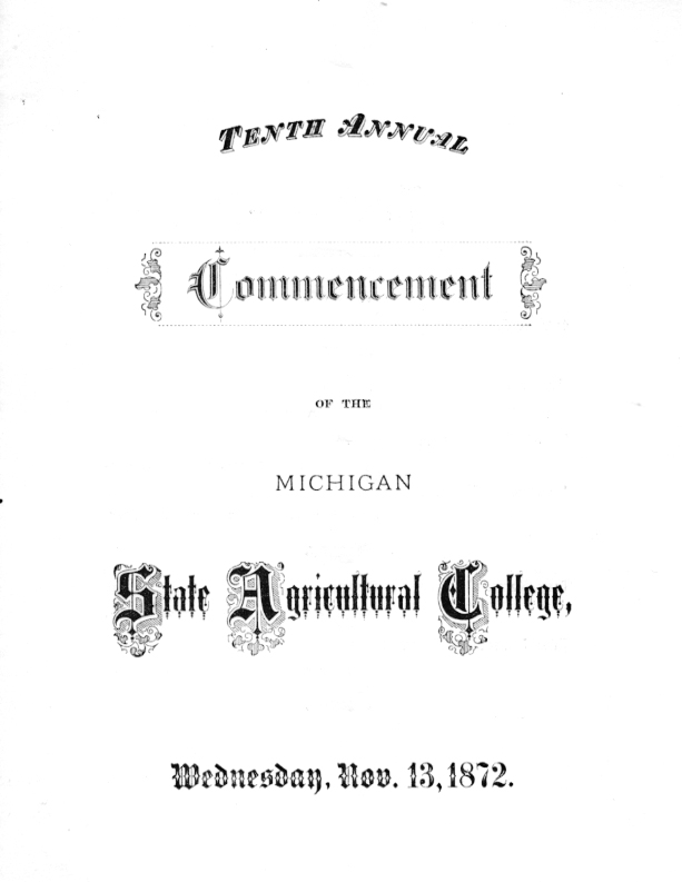 Commencement Program, 1943