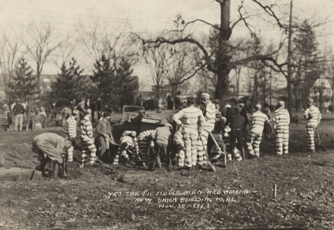 Construction on the Union Building, 1923