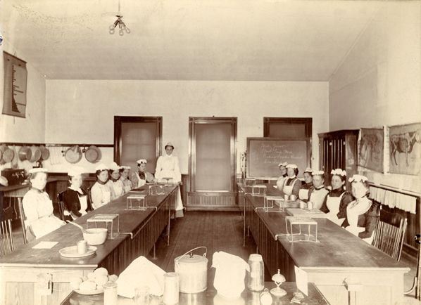 Cooking class, 1898