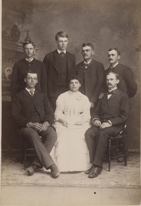 Junior class officers, 1885