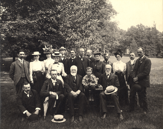 Faculty and students, 1885