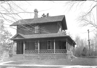 House on faculty row, date unknown