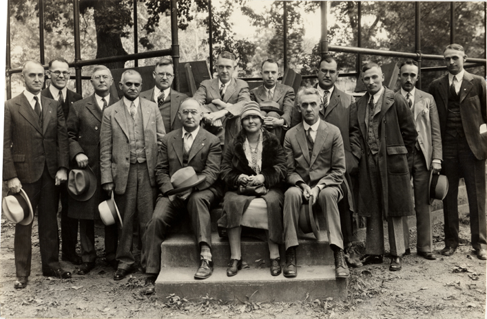 Speakers from the Farm Convenience Train, date unknown
