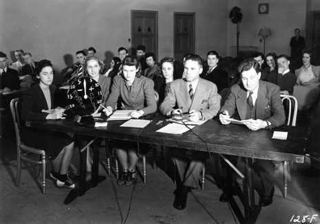 Class in the Communication Arts College, date unknown