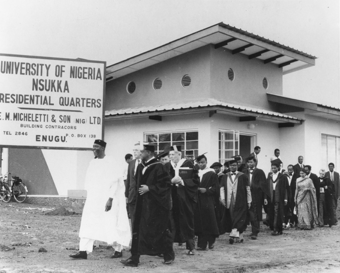 Hannah at the University of Nigeria, 1960
