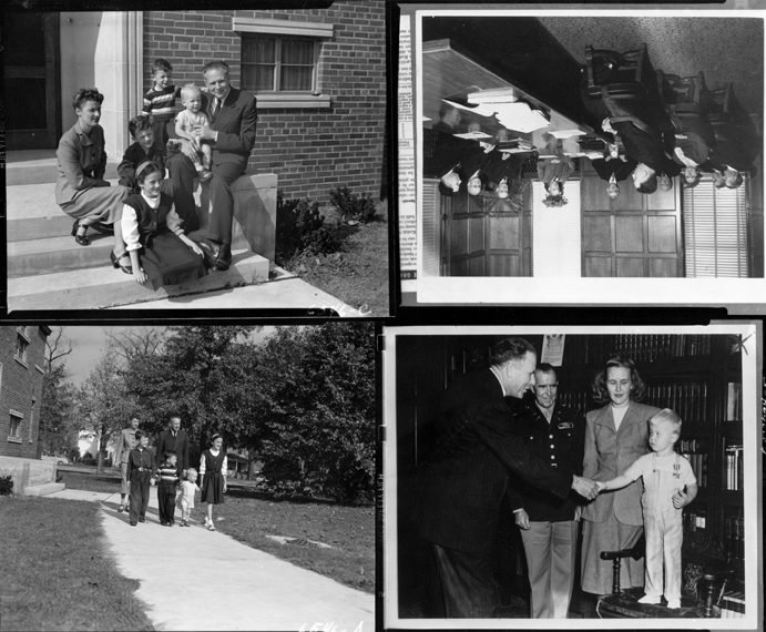 Four photographs of John Hannah, date unknown