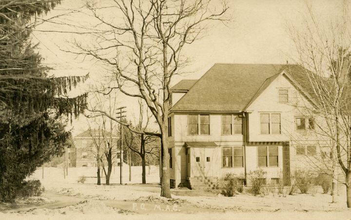 Station Terrace in winter, date unknown