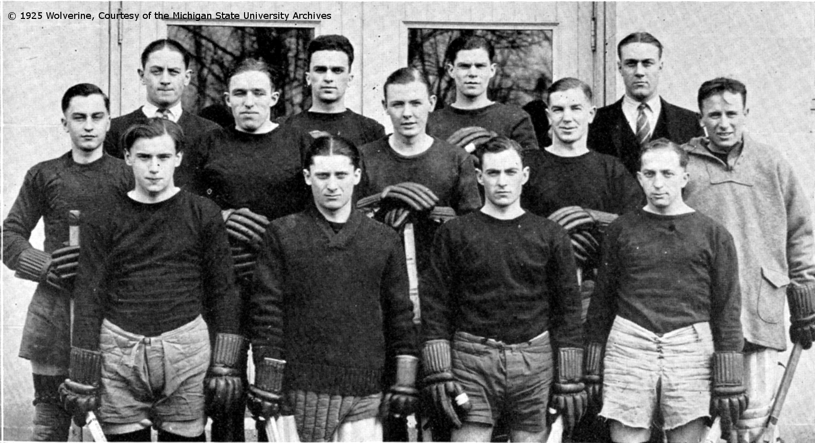 Ice Hockey Team, 1925. Ice Hockey Team, 1925.