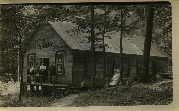 Forestry camp dining hall, 1914