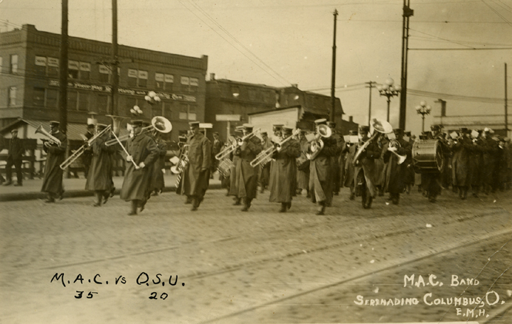 The military band in Ohio, 1912