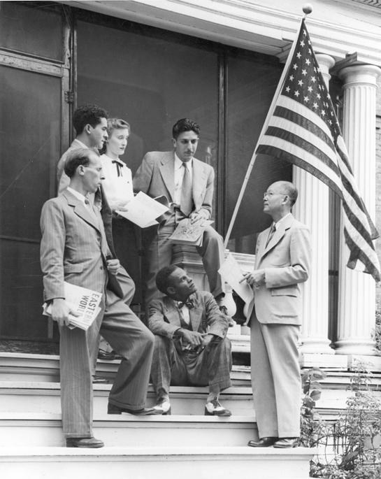 Students celebrate United Nations week, 1947