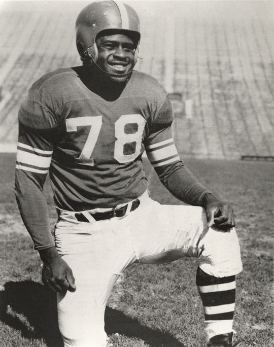 Football player Don Coleman, circa 1952