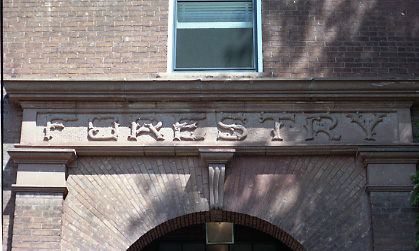 Forestry Building Front Sign, undated