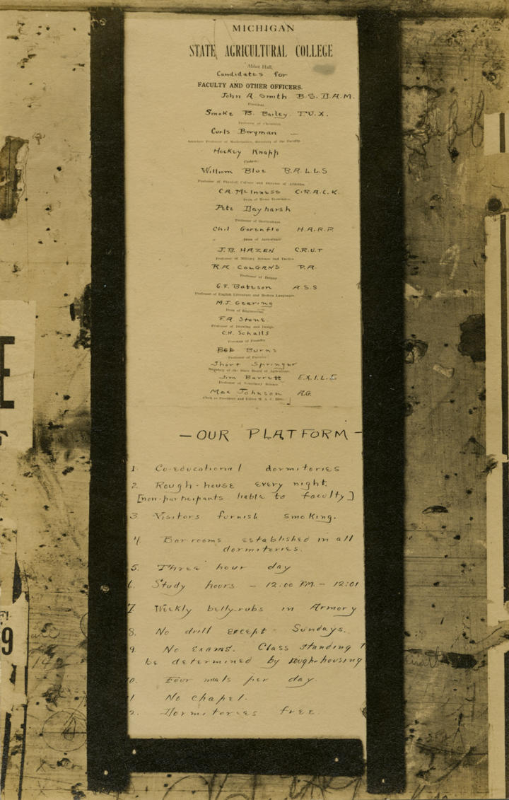 A poster prank, 1912