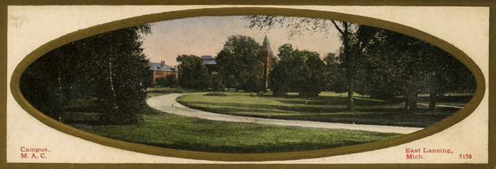 A view of campus, date unknown