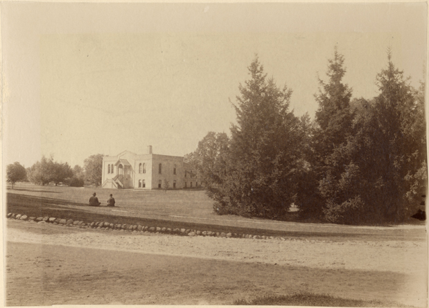 A far view of the Chemical Laboratory, date unknown
