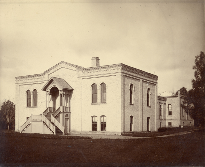 Front view of Chemical Laboratory, 1896