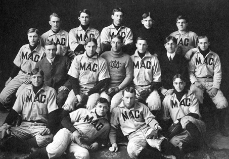 MAC baseball team and managers, 1904