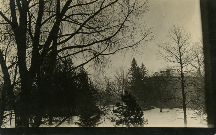 Campus in winter, 1914