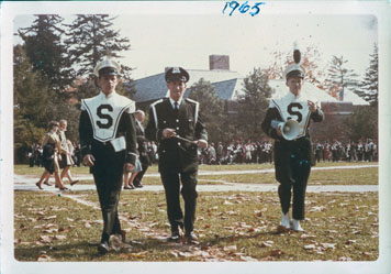 Leonard Falcone with Band Members, 1965