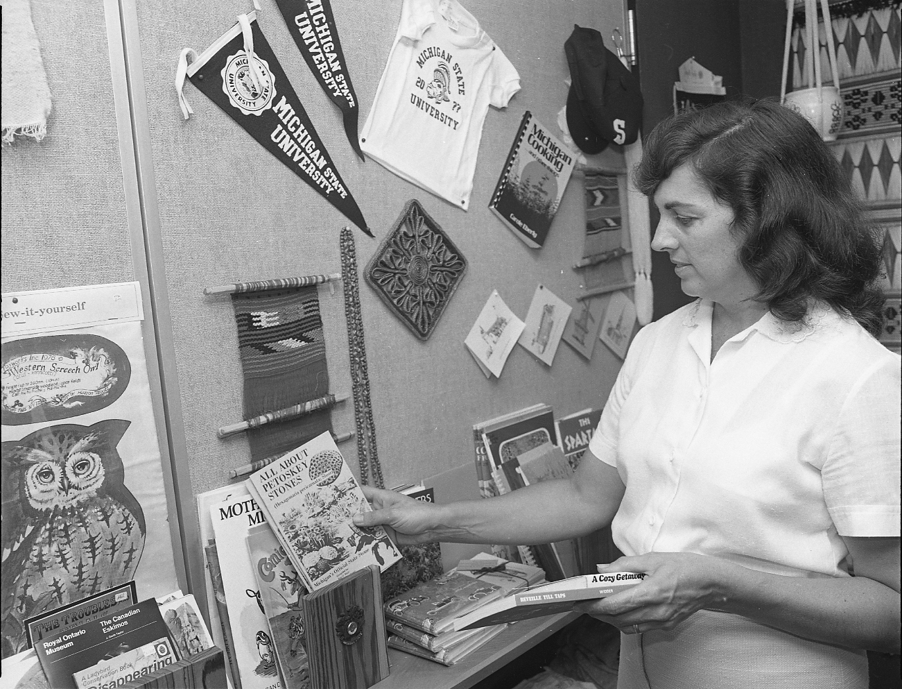 Kellogg Center gift shop, 1978