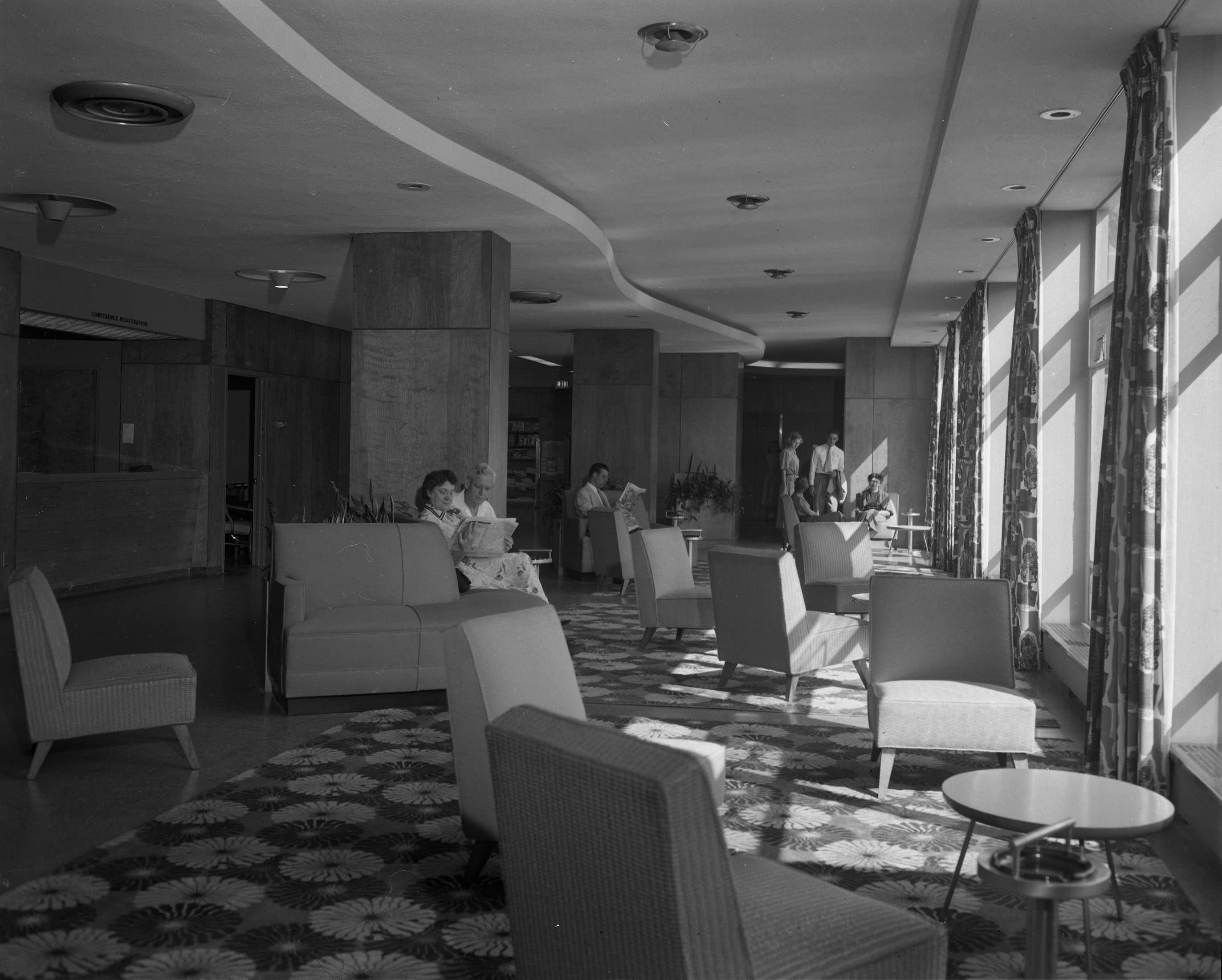 Kellogg Center Lobby, 1952