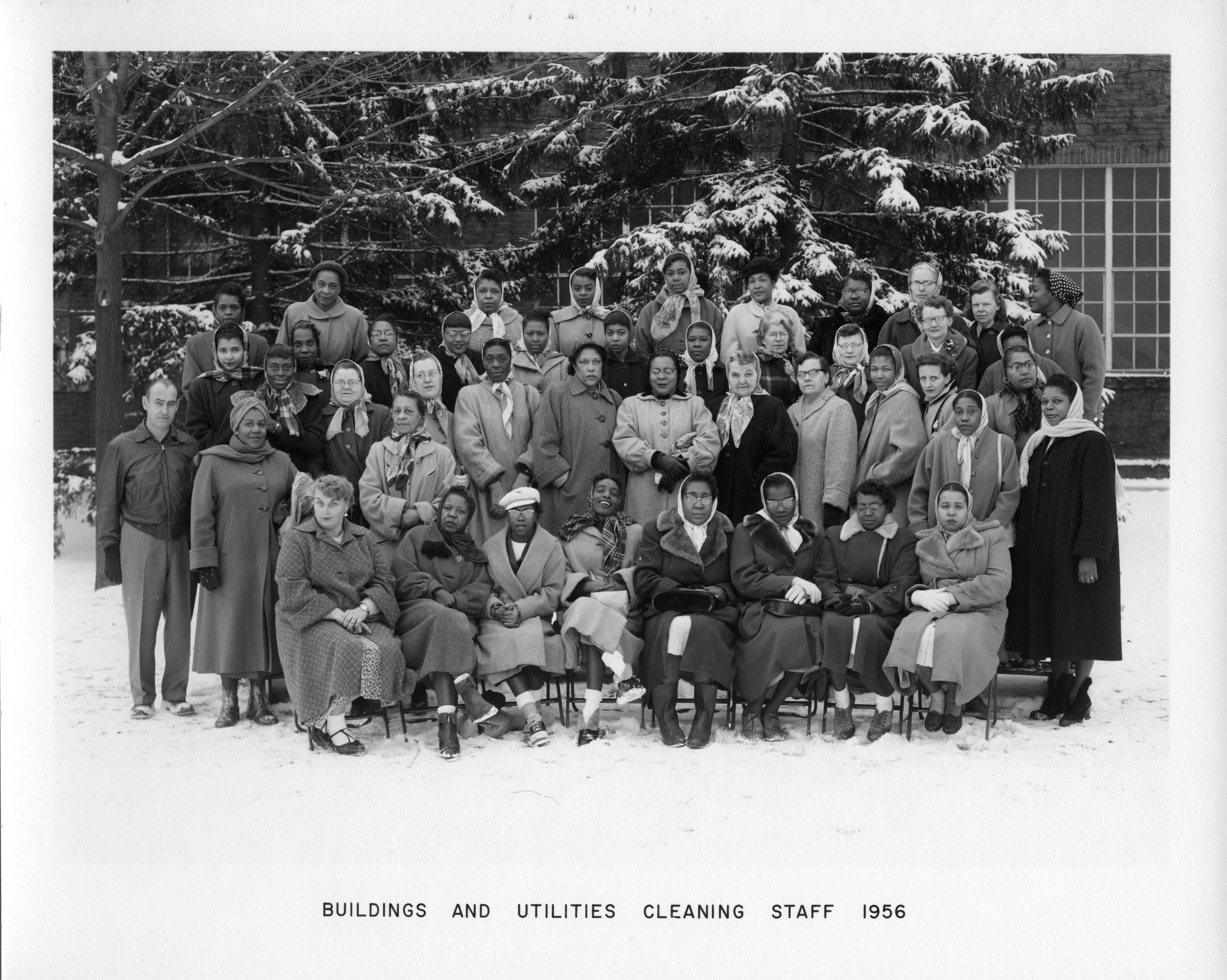 Buildings and Utilities Cleaning Staff, 1956