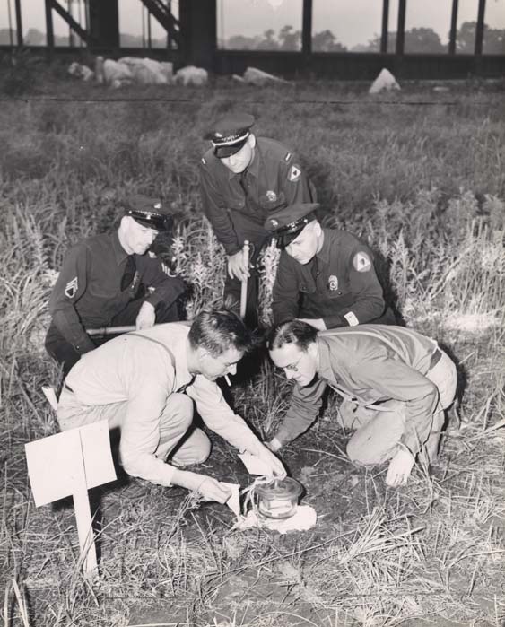 Ralph Turner in the field, 1943