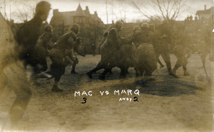 M.A.C. vs Marquette football game, 1910