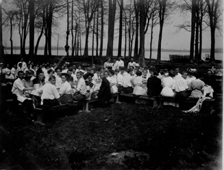 Picnic postcard, 1909