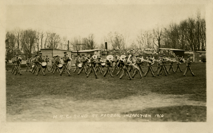 The Band at the Federal Inspection, 1916