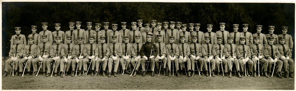 Portrait of Military Science Cadets,1912
