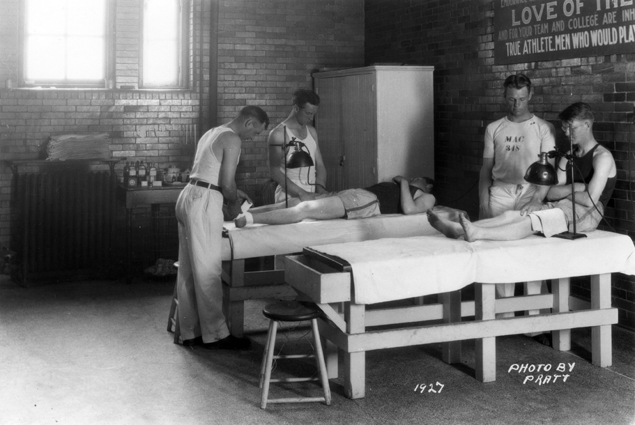 Athletic Training room, 1927