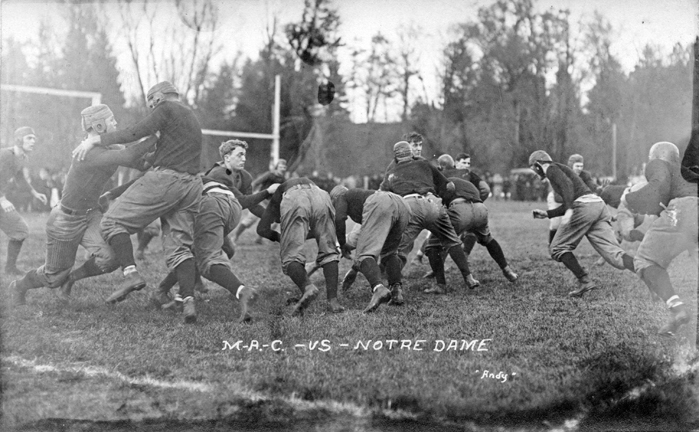 M.A.C. vs Notre Dame football game