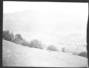 Buildings in a valley (Frank M. Benton papers), circa 1880s